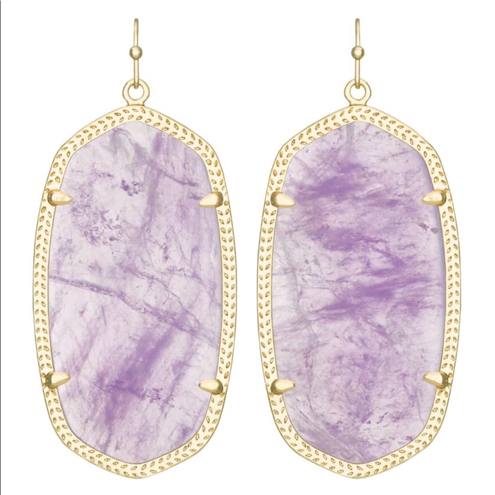 Kendra Scott Danielle Amethyst Earrings
